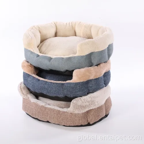 Dog Cot Jacquard Fabric Material Pet Bed for Cats Factory